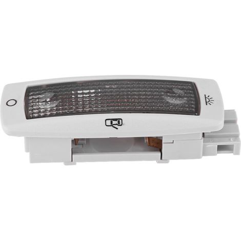Luz de techo en forma de cúpula para lectura de mapas trasera, color plata, para Golf, Passat, Beetle, Tiguan (1/5)