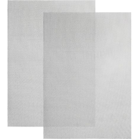 Grillage Métallique - Acier Inoxydable 304 - Maille 1 mm - Pour Fenêtre Jardin Ventilation Gouttière - 2 Pièces