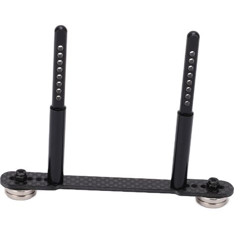 Piliers de carrosserie avant et arrière en alliage d'aluminium et fibre de carbone pour voiture RC AXIAL SCX10 90046 90047 1/10, 97 mm / 3,8 pouces (1/5)
