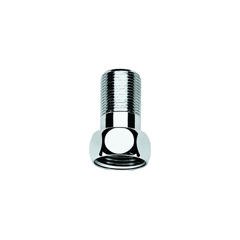 GROHE Anschluss 12424, gerade, Mutter 1 1/2'' x 1 1/4'' Außengewinde, für Grohtherm XL DN 25, chrom (1/4)