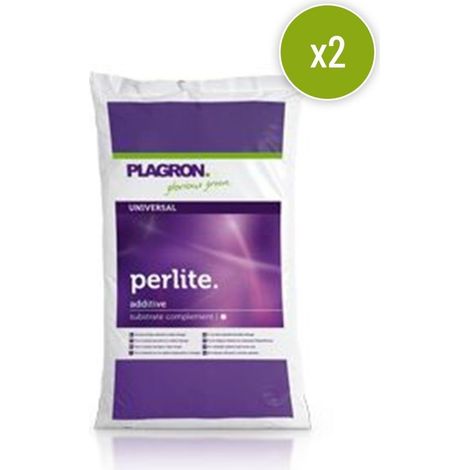 Lot de 2 sacs de perlite 60L - Plagron (1/2)