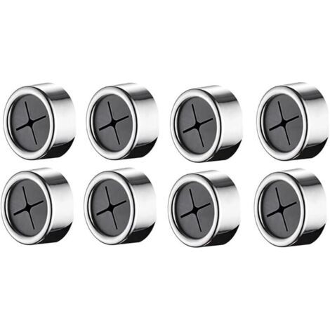 Pair Lot de 8 porte-torchons autocollants, porte-torchons ronds à ventouse, crochet adhésif pour torchons, sans perçage, pour salle de bain, cuisine et maison