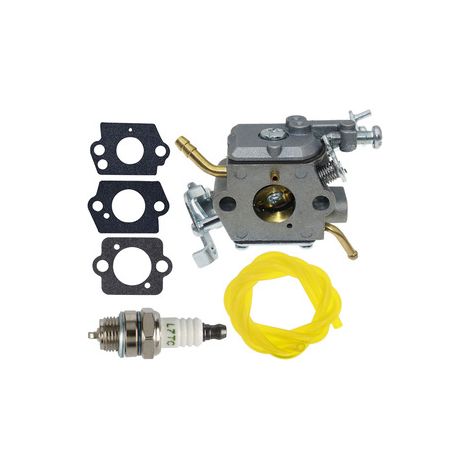 Carburateur adaptable compatible 585603801, spécialement conçu pour souffleur à main Husqvarna 525BX et matériel de jardin. (1/5)