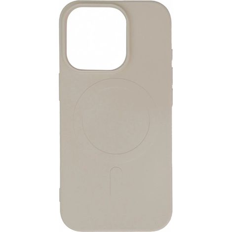 Coque MagSafe en silicone liquide pour iPhone 16 Pro Max - Beige