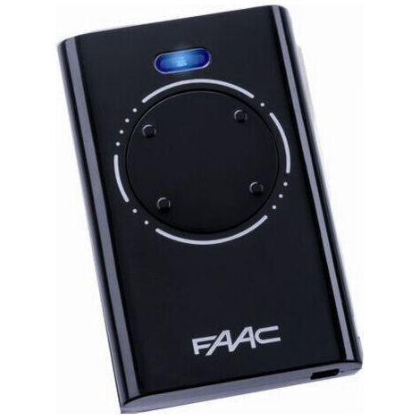 télécommande faac xt4 433slhlr fréquence 433 mhz 4 canaux noir (1/5)