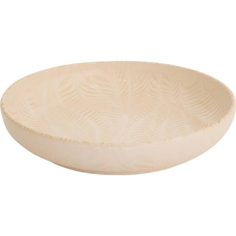 Lot de 6 Assiettes Creuses "Gina" 22cm Crème