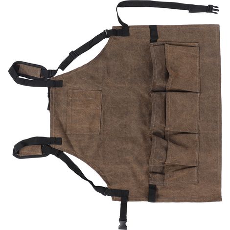 Tablier de travail du bois imperméable et polyvalent avec poches à outils pour atelier de jardinage (1/5)