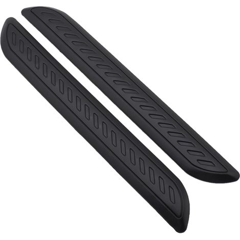 Bandes de protection universelles pour pare-chocs avant et arrière pour voiture, SUV et camions Noir