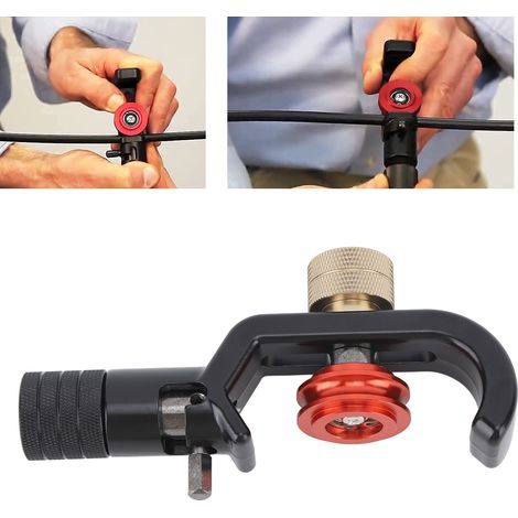 Pince à dénuder pour câbles 4-10 mm, pince à dénuder pour câbles à fibres optiques blindés FTTH, coupe-câbles radial, un outil de coupe utilisé pour dénuder la gaine des câbles à fibres optiques. (1/5)