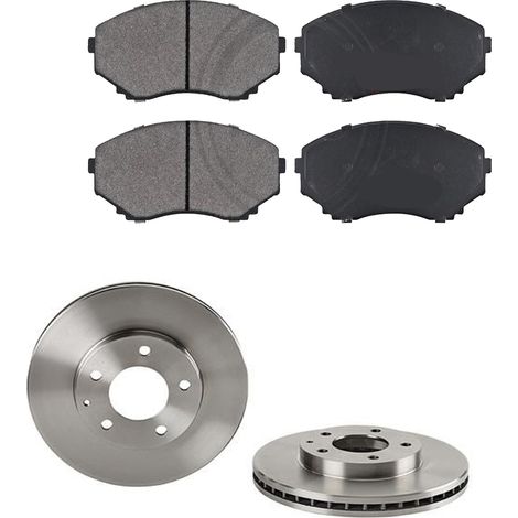 KIT FRENI ANTERIORI compatibile con MAZDA MPV II (LW) - DISCHI + PASTIGLIE OEM: FDB1757 / 16524 , 18247 /SOSTITUZIONE DIRETTA/BASSA POLVERE/SILENZIOSO (1/5)