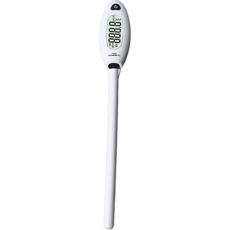 Digitales Lebensmittelthermometer mit LCD-Display und Edelstahlsonde zum Kochen, Zubereiten von Fleisch und Backen. Ideal für den Hausgebrauch. (1/5)