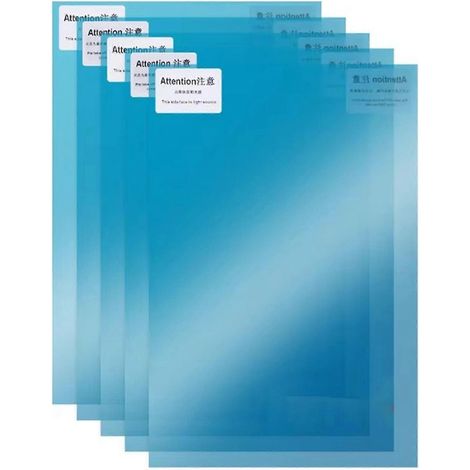 Paquet de 10 feuilles de film ACF, format 290 x 195 mm, compatible avec les imprimantes 3D à résine UV Saturn 3 Ultra, Saturn 4 Ultra, 12K et 0,3 mm, film de démoulage, feuilles ACF, LCD et SLA. (1/5)