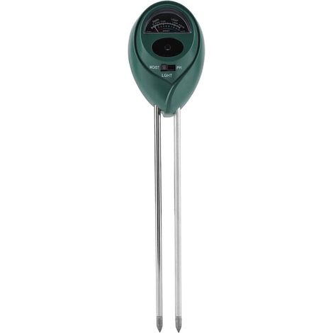 Sensore di umidità del terreno 3 in 1, sensore di umidità del terreno 3 in 1, monitor dell'acqua del terreno, idrometro per giardinaggio, piante, fiori e giardino (1/4)