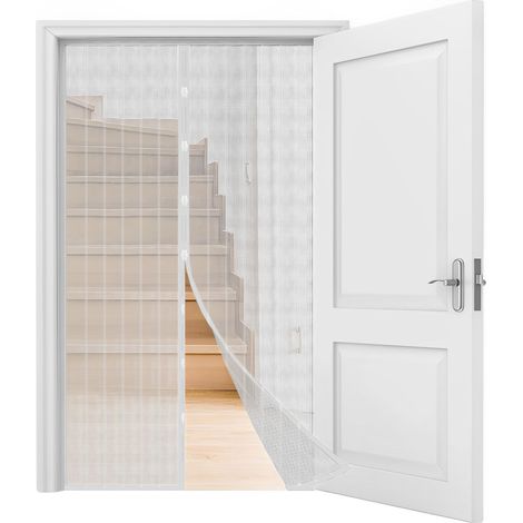Mosquitera para Puerta Magnética - Malla Cortina Mosquitera para Puerta Antimosquitos Antimoscas Alta Resistencia para Sala de estar, Puerta de Terraza Facil de Instalar , No lleva tira de Velcro (1/5)