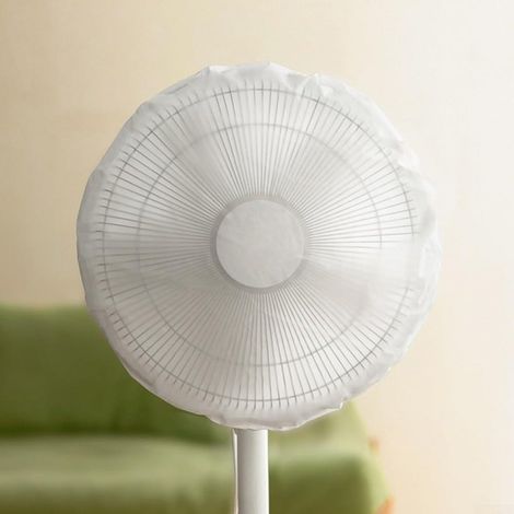 Housse anti-poussière pour ventilateur, étanche et anti-poussière, avec design à lacets, idéale pour les ventilateurs électriques (1/2)