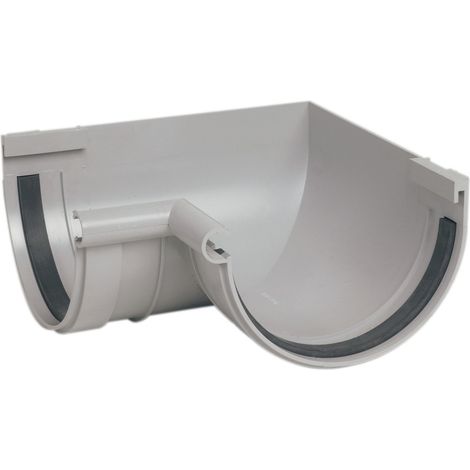Gouttière nicoll joint 90° demi-ronde durable installation facile