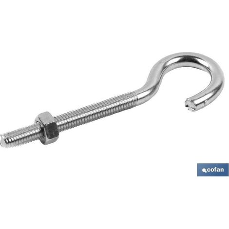 Pack de 50 unités d'anneau M-8 avec écrou galvanisé 100 mm (1/4)