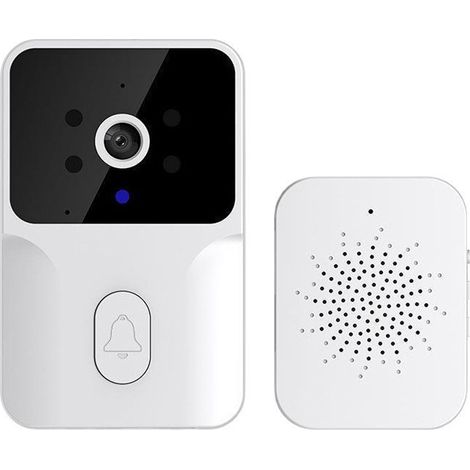 Kabellose Video-Türklingel mit WLAN und App, intelligente Video-Türklingel, wasserdichte IP65-Außentürklingel mit Zwei-Wege-Kommunikation (1/5)