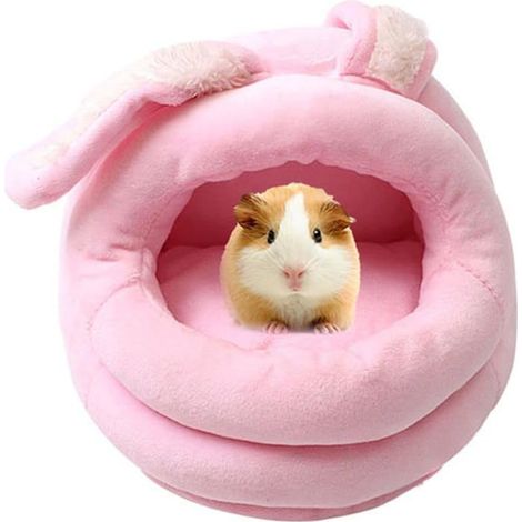 Gemütliches warmes Bett für Meerschweinchen, weiches und bequemes Hamsterbett für Kleintiere, Kaninchenbett 2020cm KORB