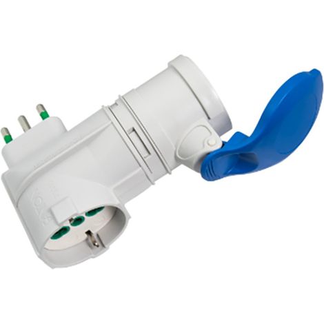 ADATTATORE INDUSTRIALE SPINA ITA 2P+T 16A 230V IP44 CEE FANTON