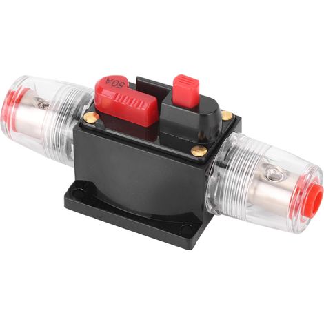 Amplificateur Audio de voiture 12-24V, accessoire automobile, réinitialisation du disjoncteur, porte-fusible pour Automobile Ship50A (1/5)