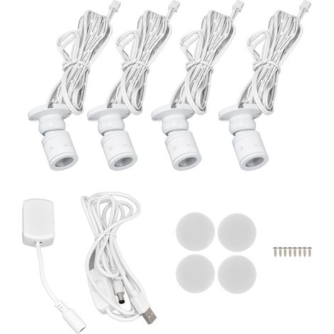 LED sous meuble avec alimentation USB lumière blanche (1/5)