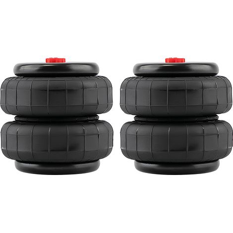 Standard pneumatic air Suspension pair 2500 lb 1/2" NPT Single port for Ford F150 F250 Spring Bag Bellows Aire Suspensión neumática estándar (1/5)