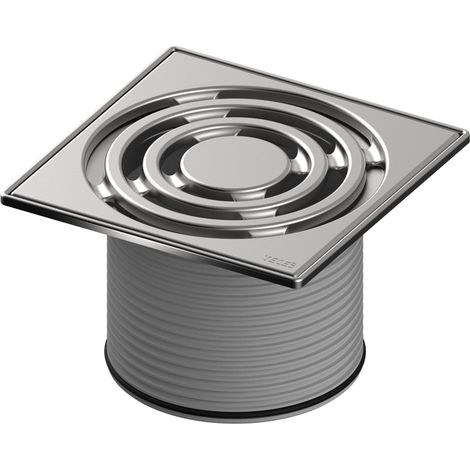 TECEdrainpoint S Rostrahmen aus Edelstahl, 142 × 142 mm, (1/3)