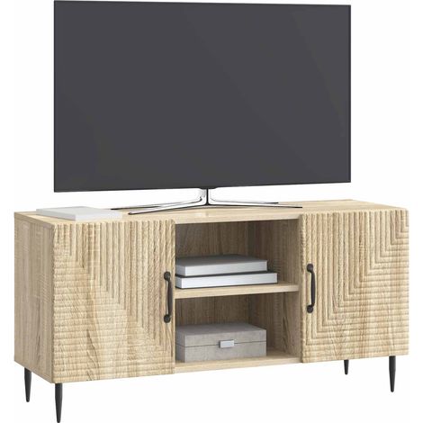 Maison Exclusive - Mobile TV Rovere Sonoma 102 x 34,5 x 50 cm Legno ingegnerizzato