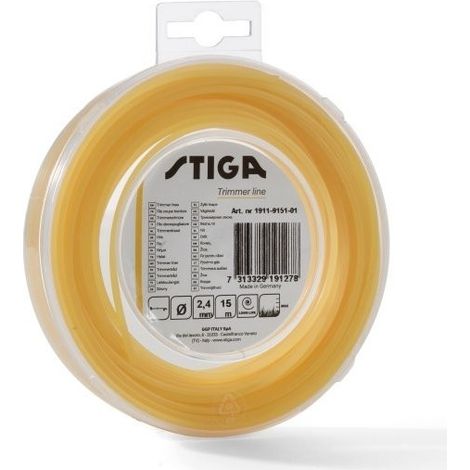 1911-9151-01 - Fil Nylon Ø 2.4mm x 15m pour Coupe-Bordure STIGA