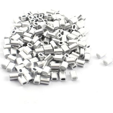 200 pièces 1mm câble en acier aluminium fil d'acier