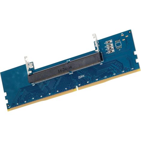Adaptateur convertisseur de mémoire RAM DDR4 SODIMM pour ordinateur portable 3200/2666/2400/2133 MHz 4 couches (1/5)