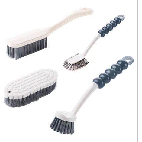 Brosse De Nettoyage - Brosse À Vaisselle - Brosse D Angle - Brosse Pour Rainures - Lot De 4 (1/5)