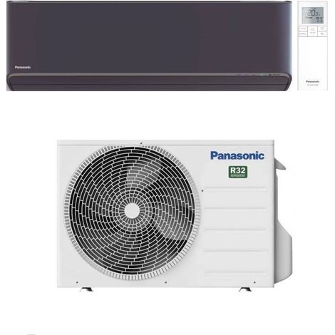Climatiseur Panasonic Monosplit Etherea Dark 9000 Btu CS-XZ25XKEW Couleur Gris Graphite Inverseur R-32 Wi-Fi Classe A++