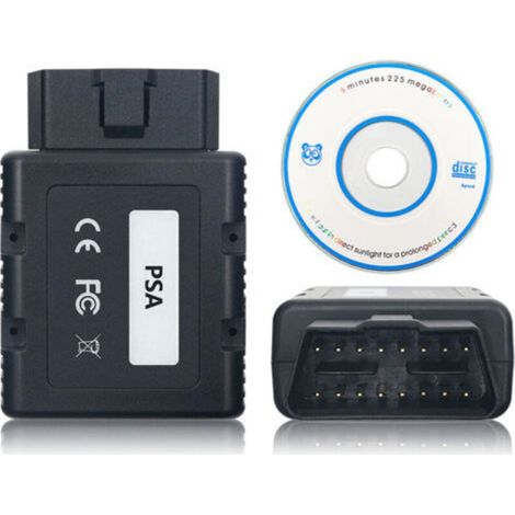 Kit de Diagnostic PSA COM Bluetooth Lexia3 PP2000 - Interface Sans Fil pour Véhicules Peugeot, Citroën et DS - Outil de Diagnostic Complet avec Logiciel pour Windows (Câble OBD2 et Adaptateur Bluetoot