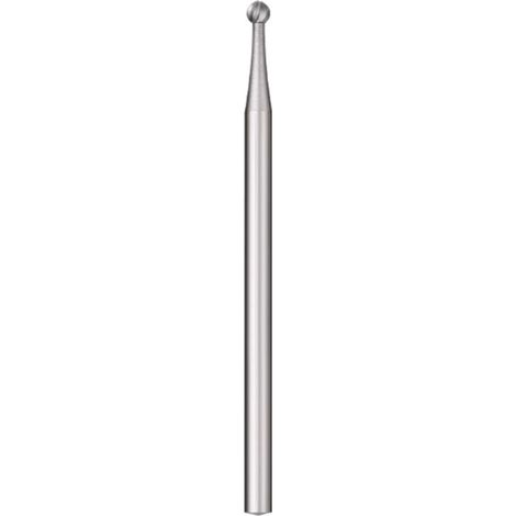 Set di 2 punte diamantate, punta tonda, diametro di lavoro 2 mm per incisione e intaglio (1/3)