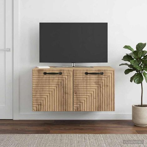 Wandmontierter TV-Schrank 59,5 x 41 x 30 cm Artisan-Eiche (1/5)