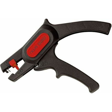 NWS 704-180 pinza spellafili autoajustabile rossa e nera (1/4)