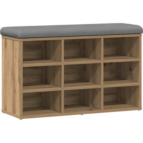 Maison Exclusive - Schuhbank Artisan-Eiche 82x32x50 cm Holzwerkst