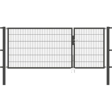 ALBERTS Doppeltor Flexo, fvz.anth Kst.b.RAL 7016, li.BxH1000+2000x1200, PF80x80/1900mm (1/3)