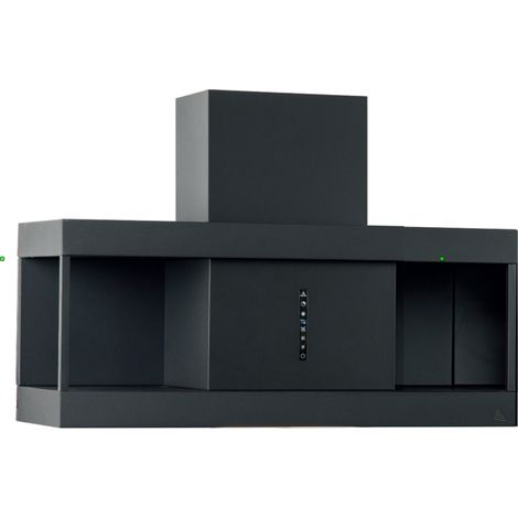 Hotte aspirante URBAN SHELF en inox bruni 90 cm (1/2)
