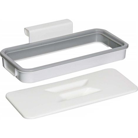 Support Pour Sac Poubelle - Fixation Porte Armoire Tiroir - Sans Perçage - Plastique Robuste - 1 Pièce (1/5)