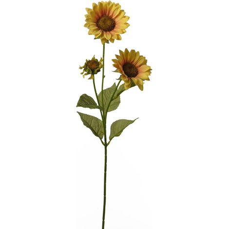 Conti Ramo Girasole H 62 Cm x 3 Yellow