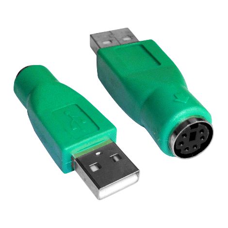 Adaptador PS2 a USB M/H  Verde (1/4)
