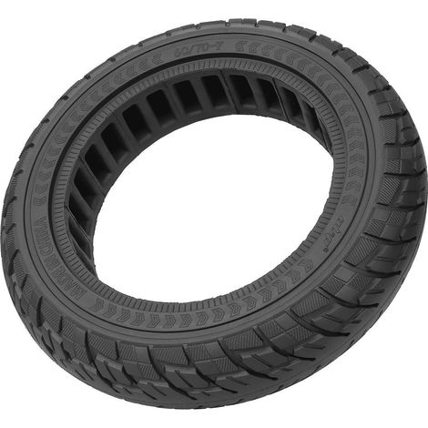 Pneu plein tout-terrain noir Ulip60/70-7.0 pour trottinette électrique 4 Pro : accessoires de pneus anti-explosion et anti-crevaison. (1/5)