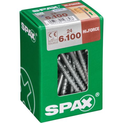 Spax Holzbauschrauben 6.0 x 100 mm TX 30 - 24 Stk. Holzschrauben (1/4)