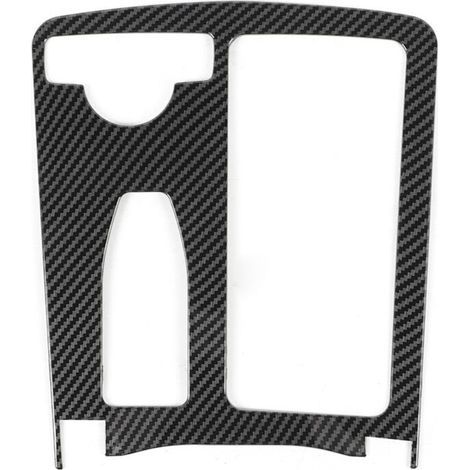 Blende für Getränkehalter in der Mittelkonsole 2046800307, kratzfest, Ersatzteil für Mercedes-Benz C-Klasse W204 (2007–2014), Carbonfaser-Optik (1/5)