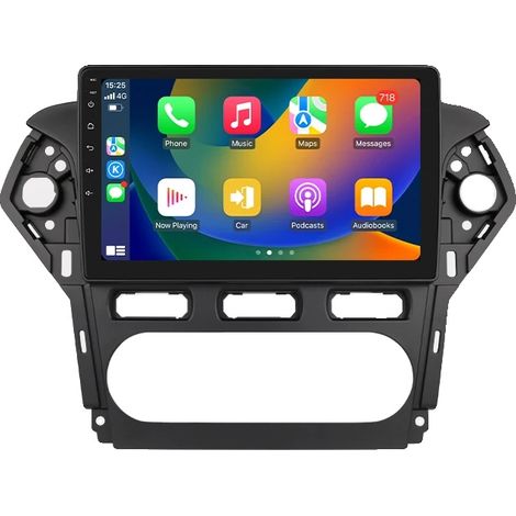 Autoradio, Écran Tactile, Lecteur Multimédia, compatible avec Ford Mondeo 2010-2014, P3CP (2 Go 64 Go) (1/2)