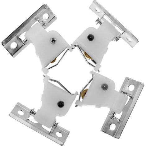 Kit De Verrou De Store à Poulie 4 Pièces En Bambou Accessoires De Réparation Pour Stores Romains Verrous De Cordon Robustes Pour Fenêtre Usage Intérieur, Installation Facile