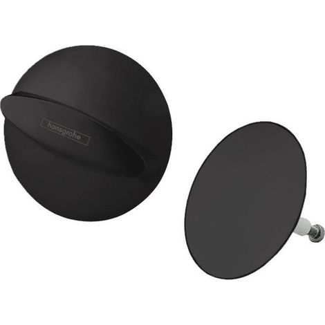 Hansgrohe Flexaplus - Fertigset Ablauf- und Überlaufgarnitur, schwarzmatt 58185670 (1/4)